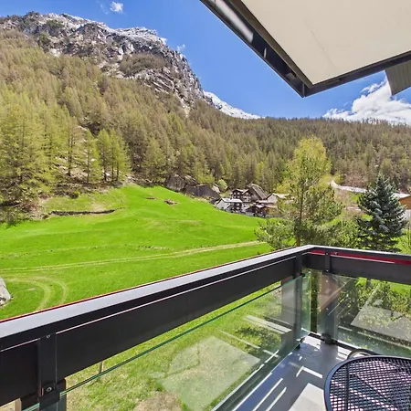 With Mountain View Near Saas-fee